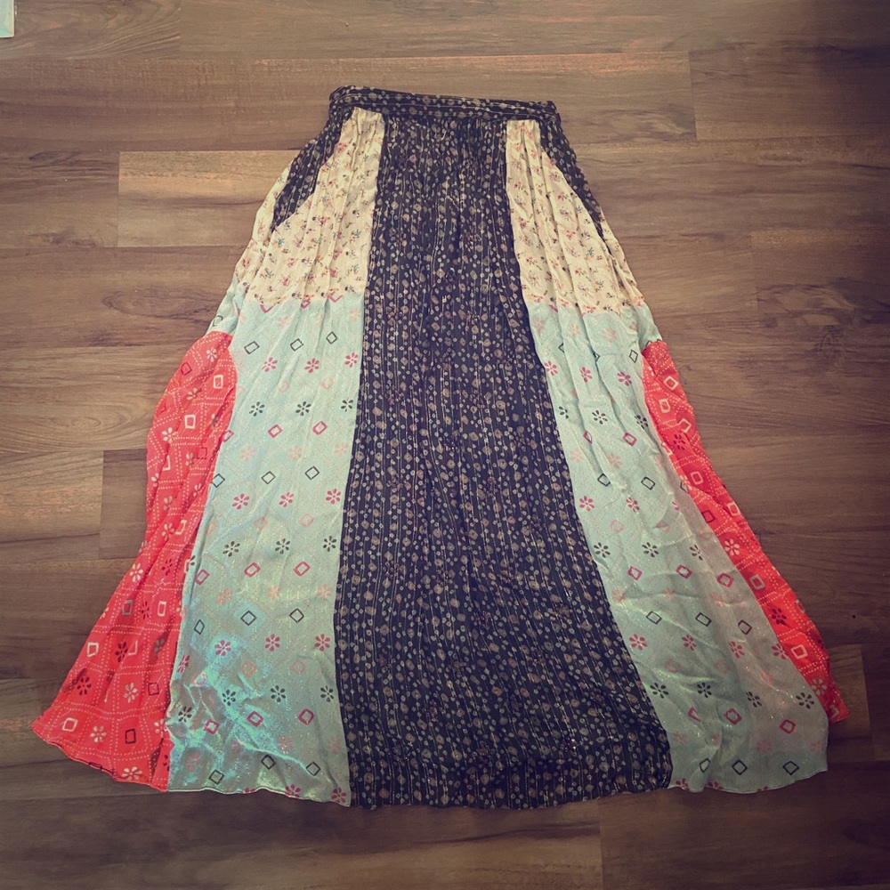 Anthropologie maxi skirt with beads